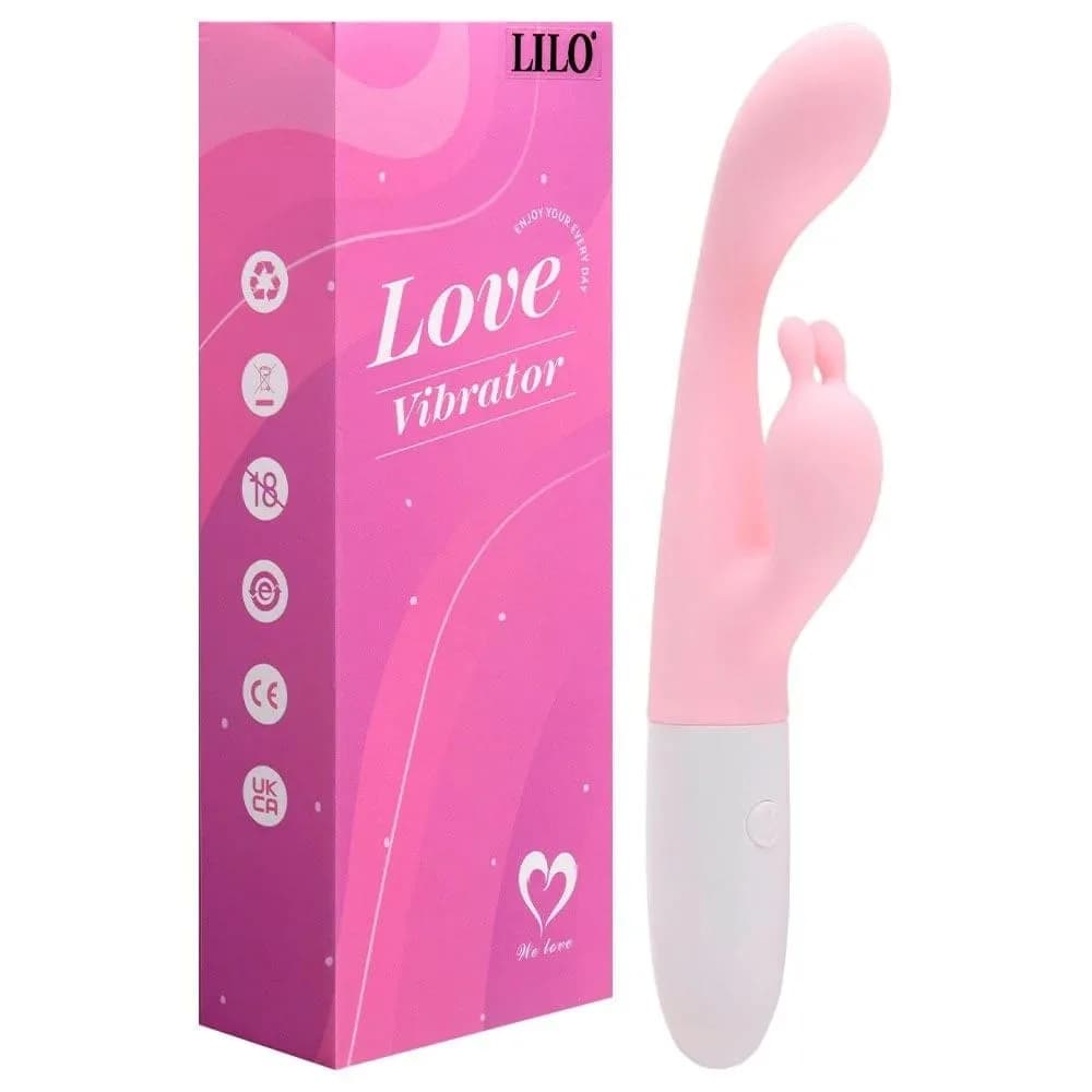 VIBRADOR PONTO G USB RABBIT 10 MODOS LILO VIPMIX