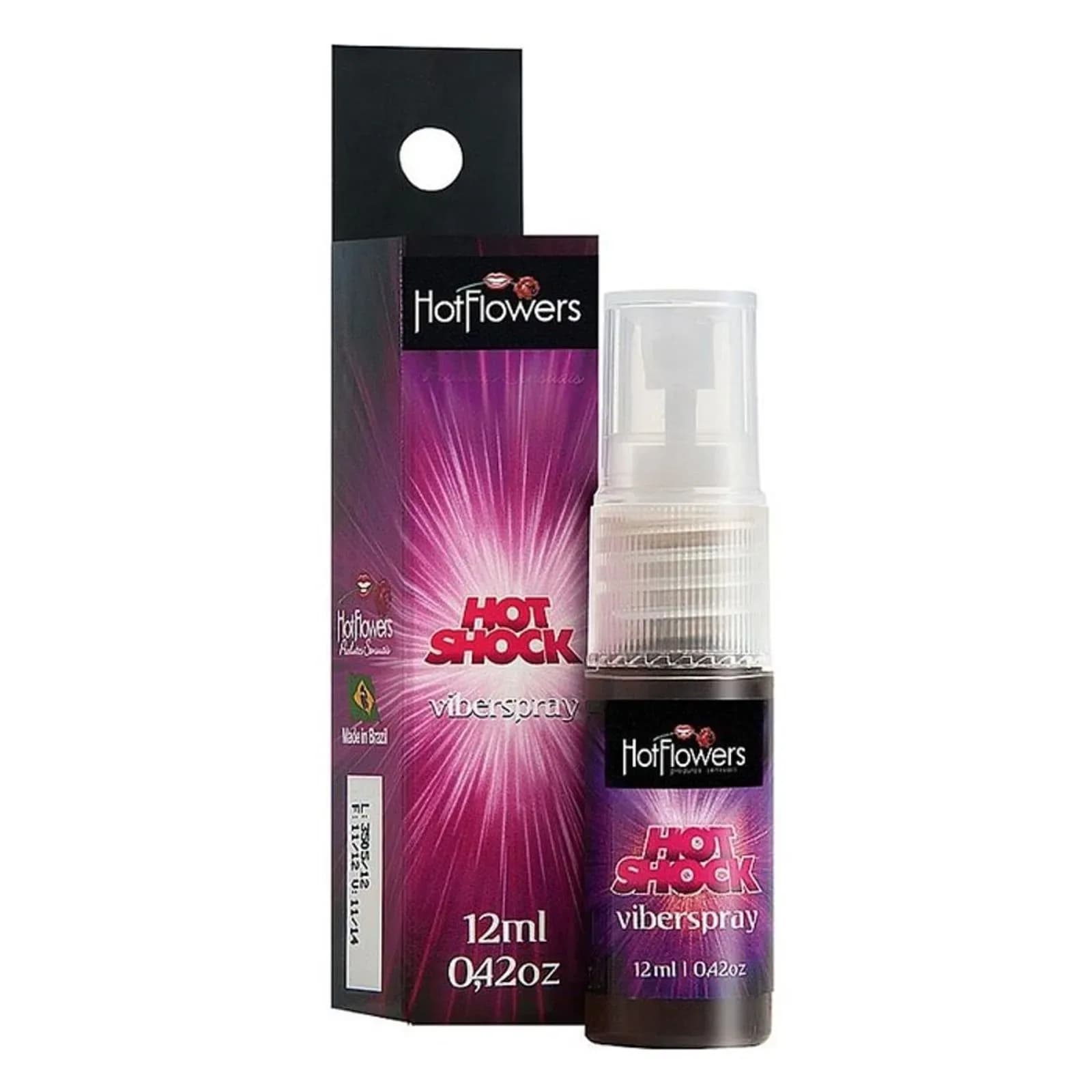 VIBRADOR LIQUIDO HOT SHOCK SPRAY DO CHOQUE 12 ML