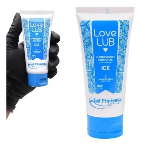 LUBIFICANTE CORPORAL LOVE LUB ICE 60 G - imagem 2